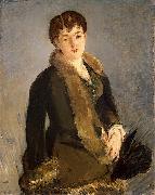 Edouard Manet Isabelle Lemonnier le Chapeau a la Main Spain oil painting artist